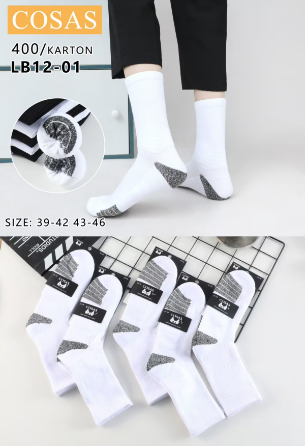 Skarpety męskie Roz 39-46, 1 kolor Paczka 40 szt